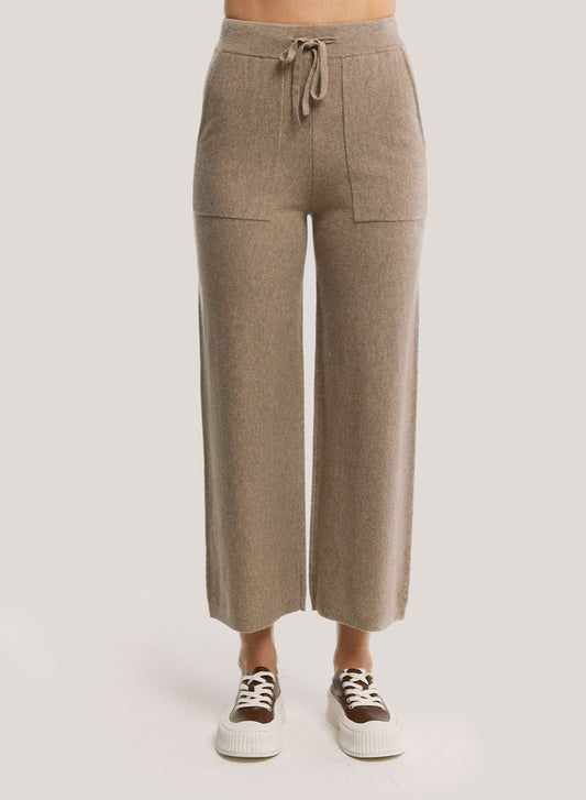 Wide-Leg Pure Wool Trouser With Pocket image 1
