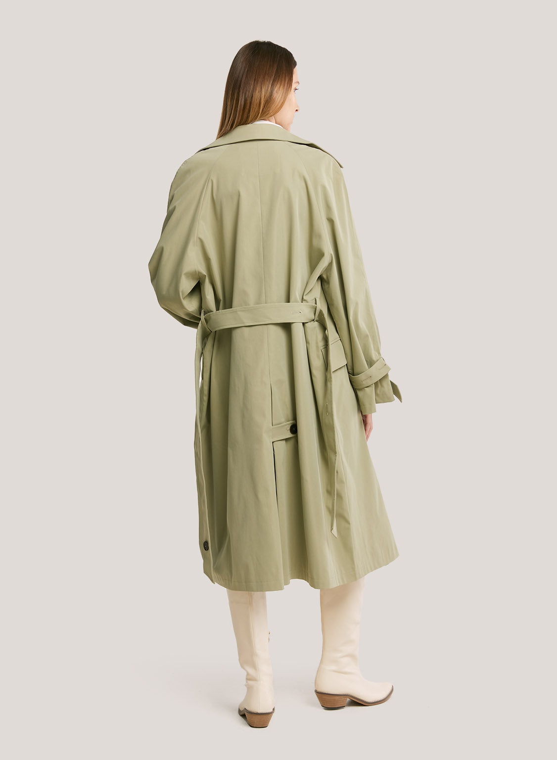 Casual 100% Cotton Trench Coat