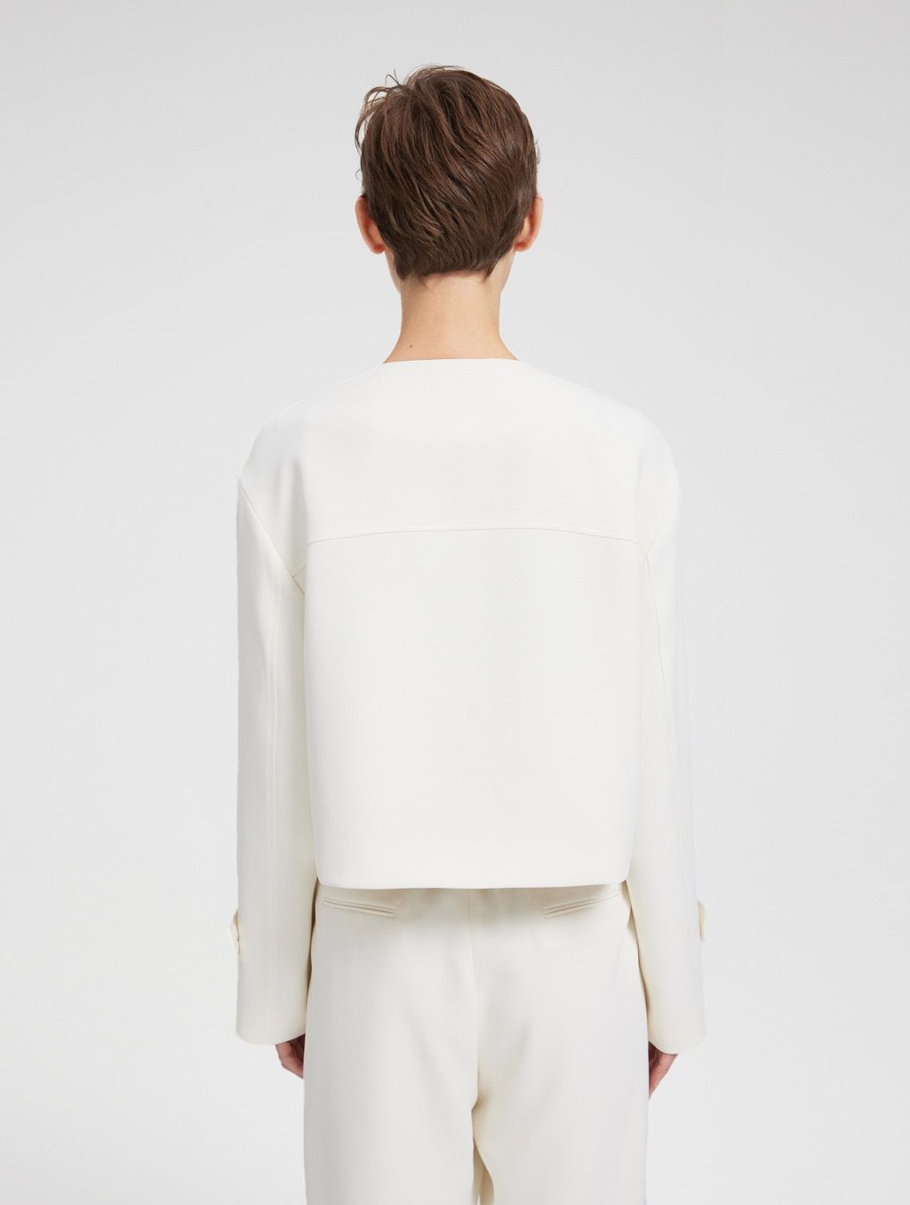 Cropped Box Jacket