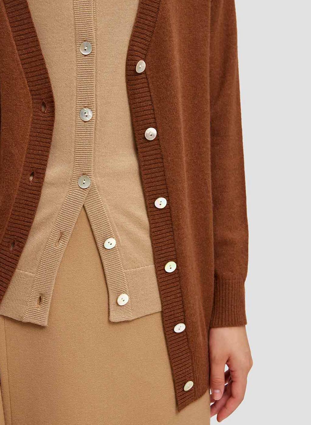 Wool Button Cardigan