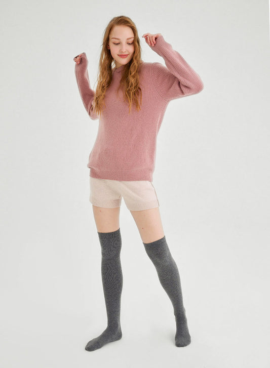 Cashmere Over-Knee Stockings by SILK MAISON
