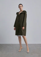 Dorothy Back Hooded Wool Coat image 0