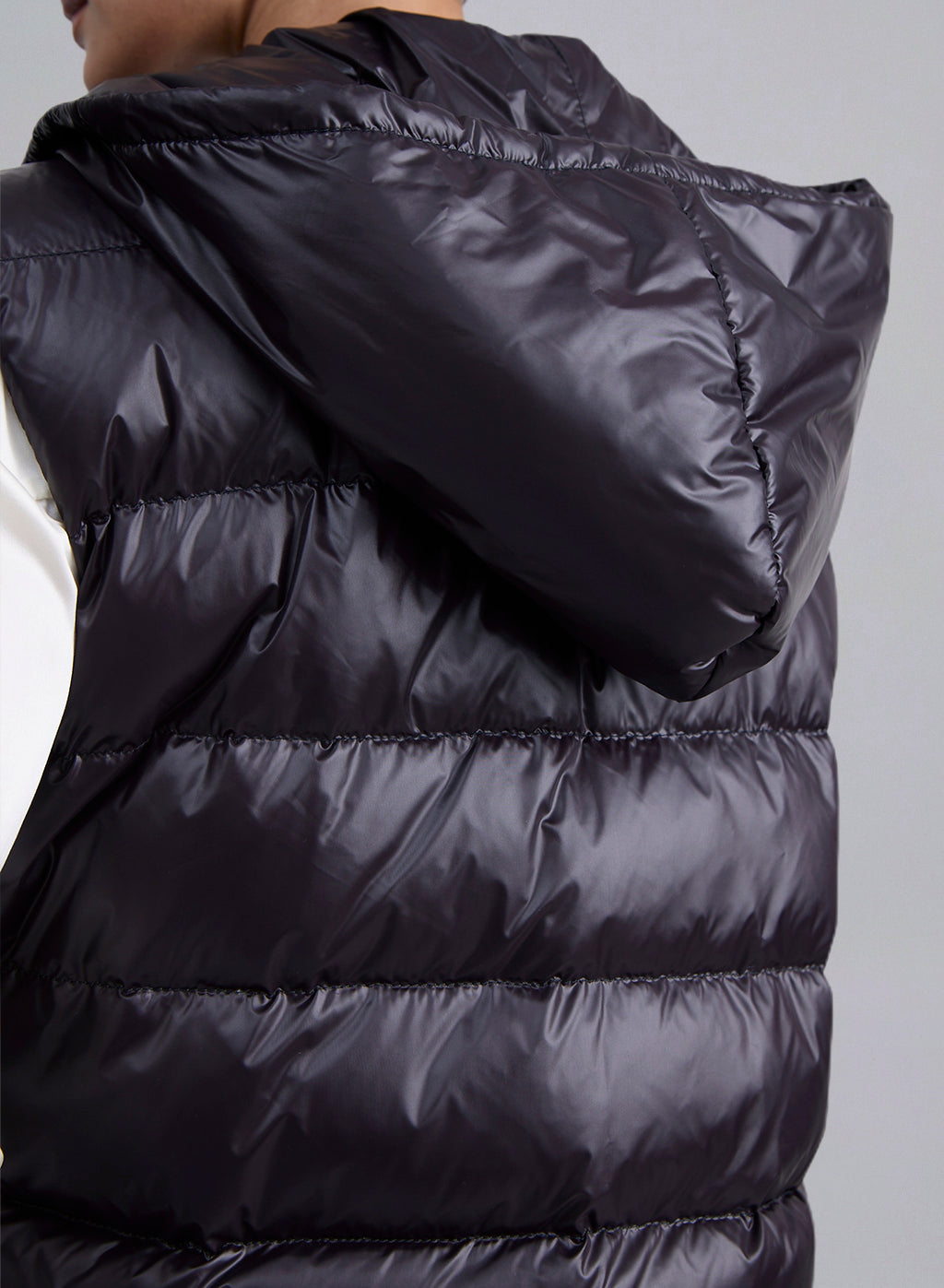 Basic Hooded Down Vest image 1
