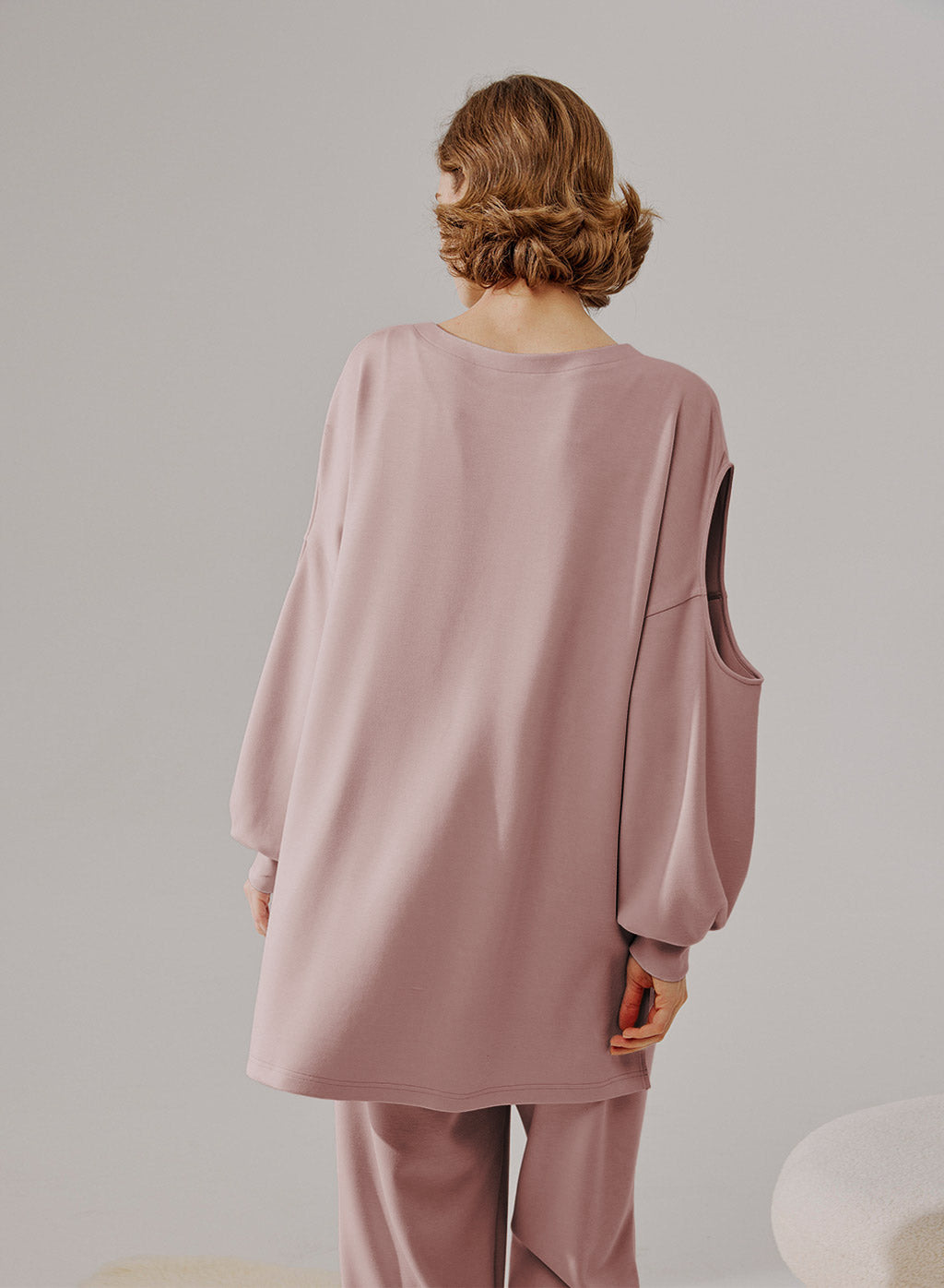 Cut Out Sleeve Sweatshirt image 1