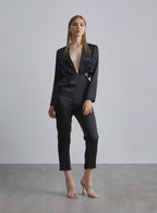 Waist-layered Silk Jumpsuit image 0