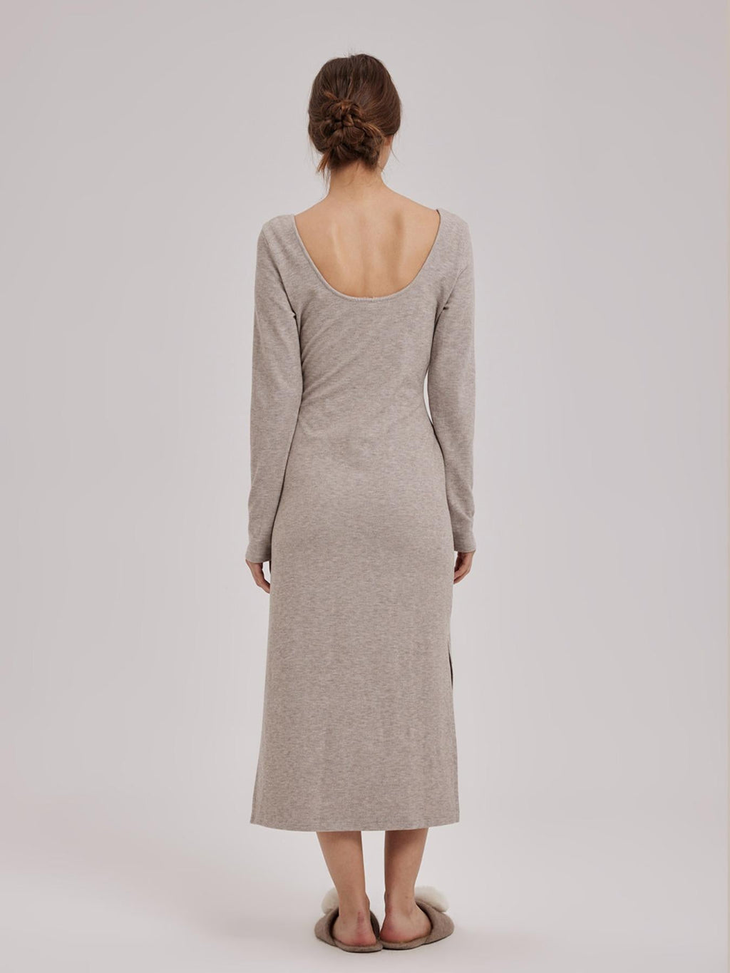 NAP Belted Knit Bodycon Dress