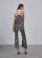 Printed Silk Bell-bottomed Pants image 2