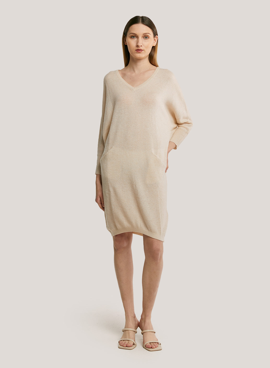 Loose V-Neck Dress