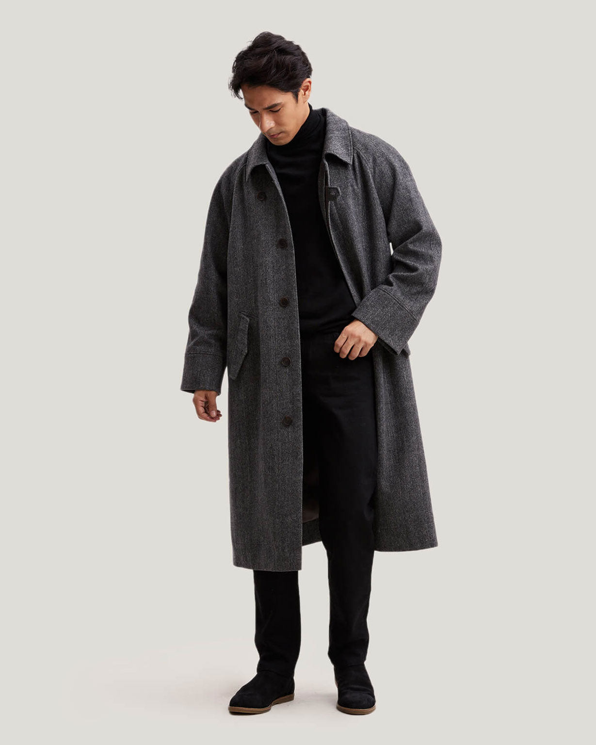 1 ?¡§¡é Pure Wool Overcoat – silkmaison