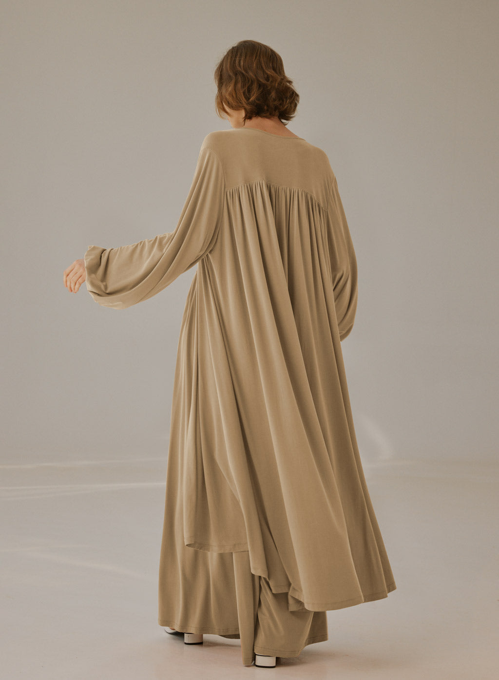 Flowy Open-Front Cardigan