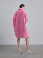 Bunny Double Breasted Fur Coat image 1