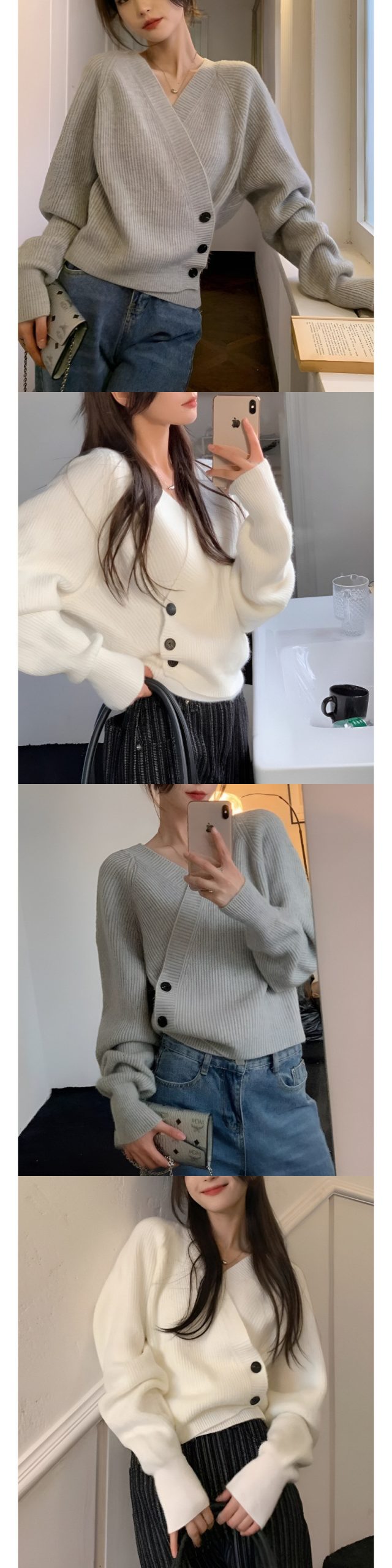 Retro Cropped Sweater Women ?¡ìC Unique Knit Top, Perfect for Spring & Fall