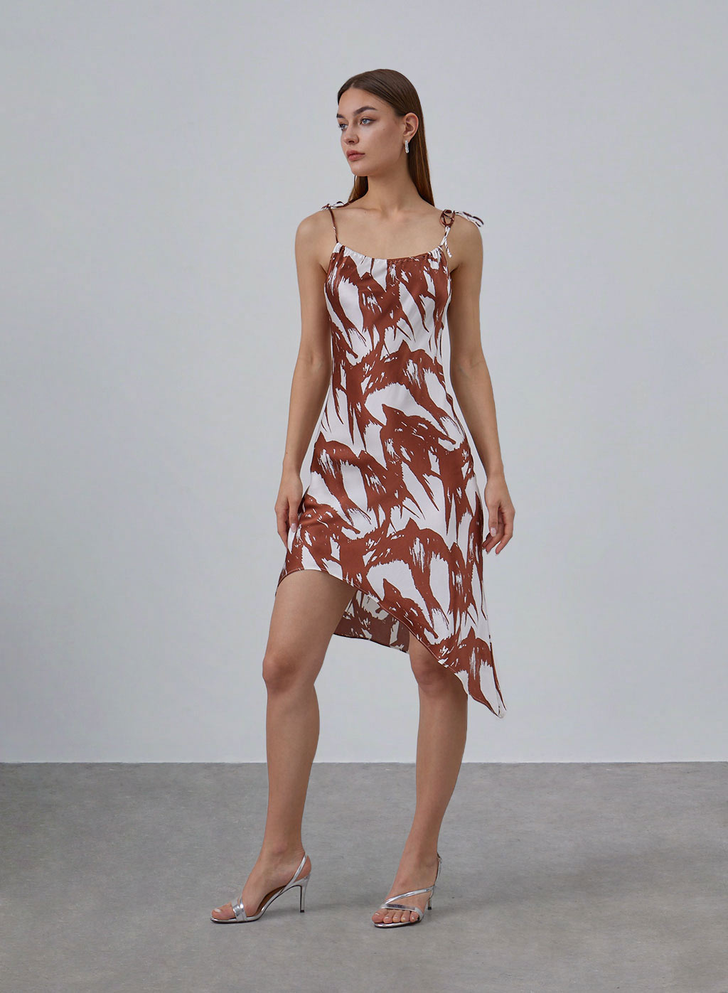 Swallow Silk Slip Dress