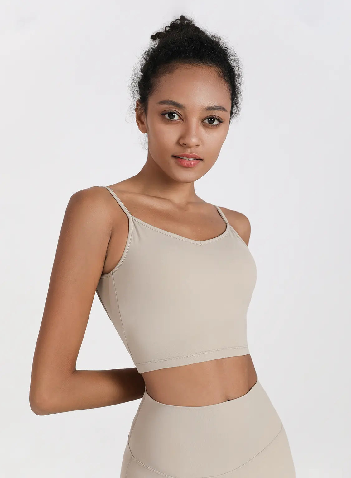Energy Open-Back Longline Bra - Swiss Snow, L image