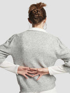 Sleek V-neck Cardigan image 1