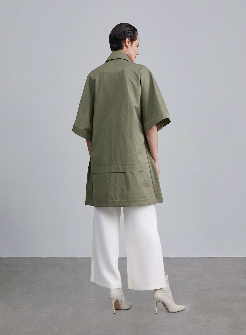 Double Breasted Batwing Coat image 1
