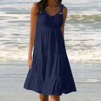 Casual Elegant Stitching Dress Women