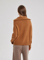 V Neck Yak-Wool Knit Pullover image 1