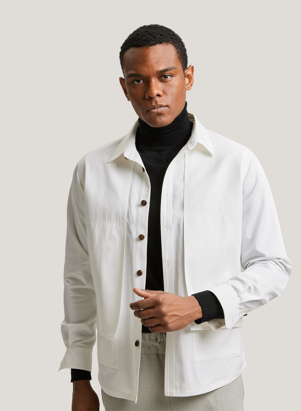 Short Workwear Jacket In Cotton