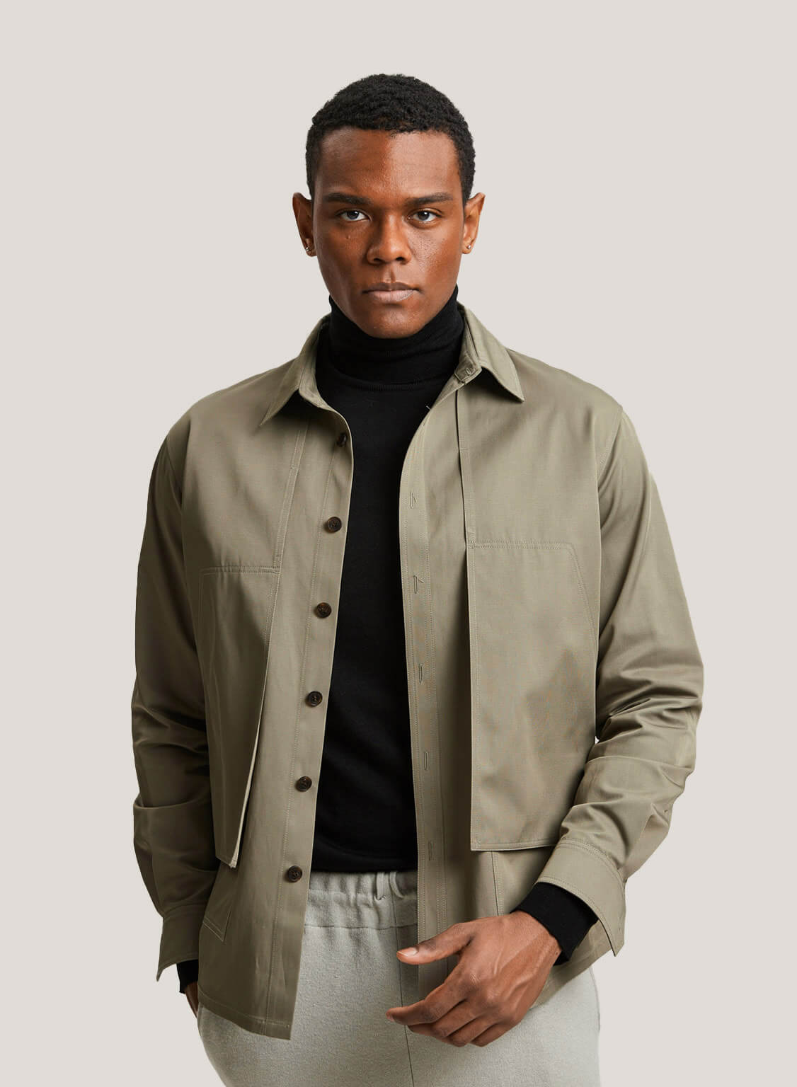 Short Workwear Jacket In Cotton