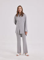 Long-Sleeve Pajama Shirt