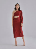Pink Palace Silk Dress