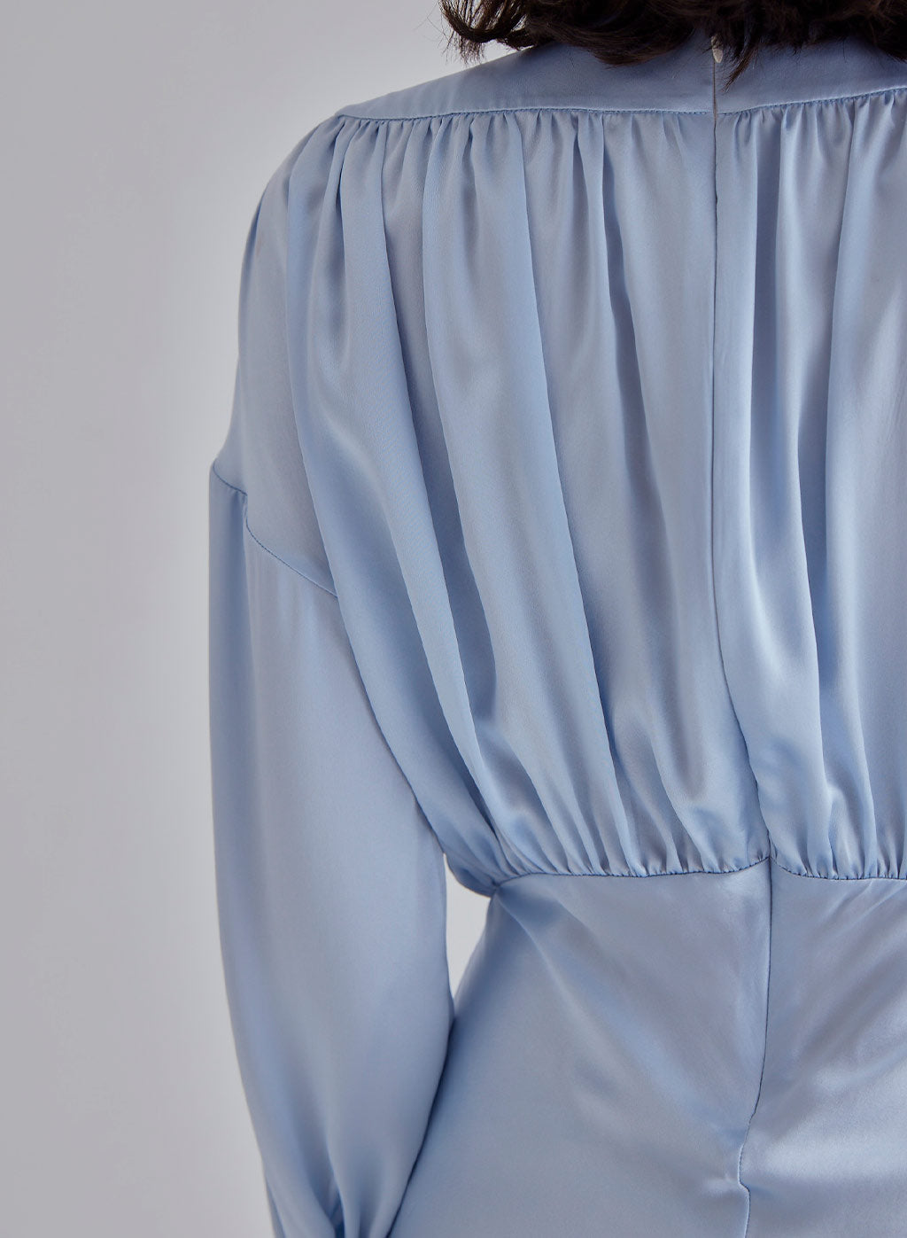 Lavender Fields Maxi Silk Dress