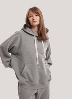 Drawstring Raglan-Sleeved 100% Cotton Hoodie