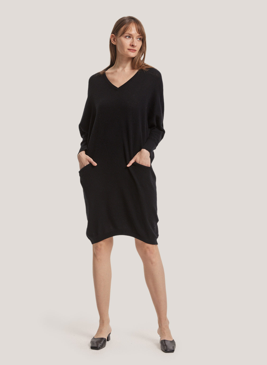 Loose V-Neck Dress