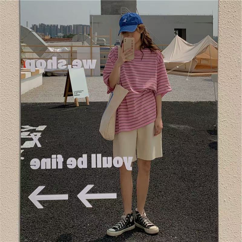 Oversized Striped Top