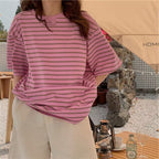 Oversized Striped Top