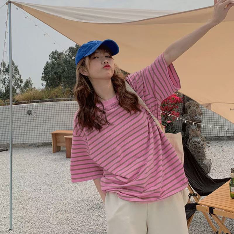 Oversized Striped Top