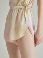 Soft Gradient Elastic Silk Shorts