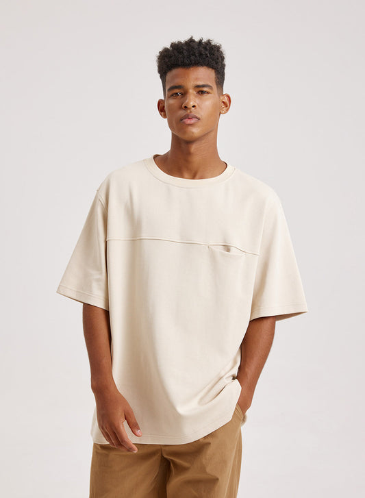 Wink Pocket Cotton T-shirt