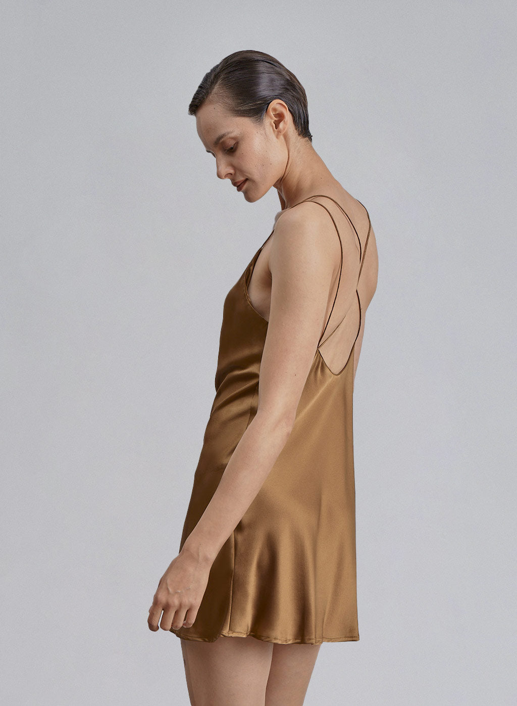 Nightgown Silk Slip Dress