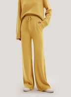 wide leg knit pants