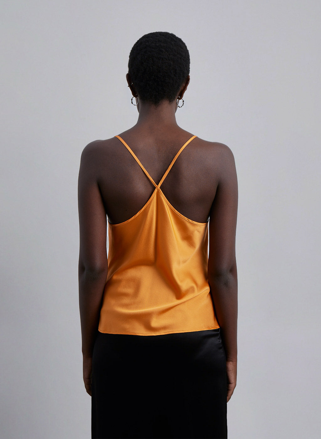Cowl-Neck Silk Camisole