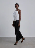 Square-Neck Silk Camisole