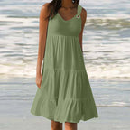 Casual Elegant Stitching Dress Women