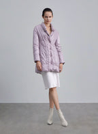 Buttoned Round Neck Down Jacket - Alto, S image