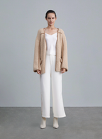 Contrast Trim Fleece Cardigan image 0
