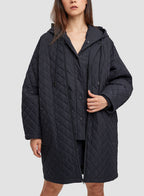 Cotton Padded Jacket - Black, L image