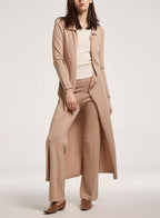 Straight Pull-on Pants - Camel, L image