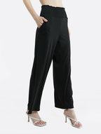 Smocked Waist Wide Pants image 1