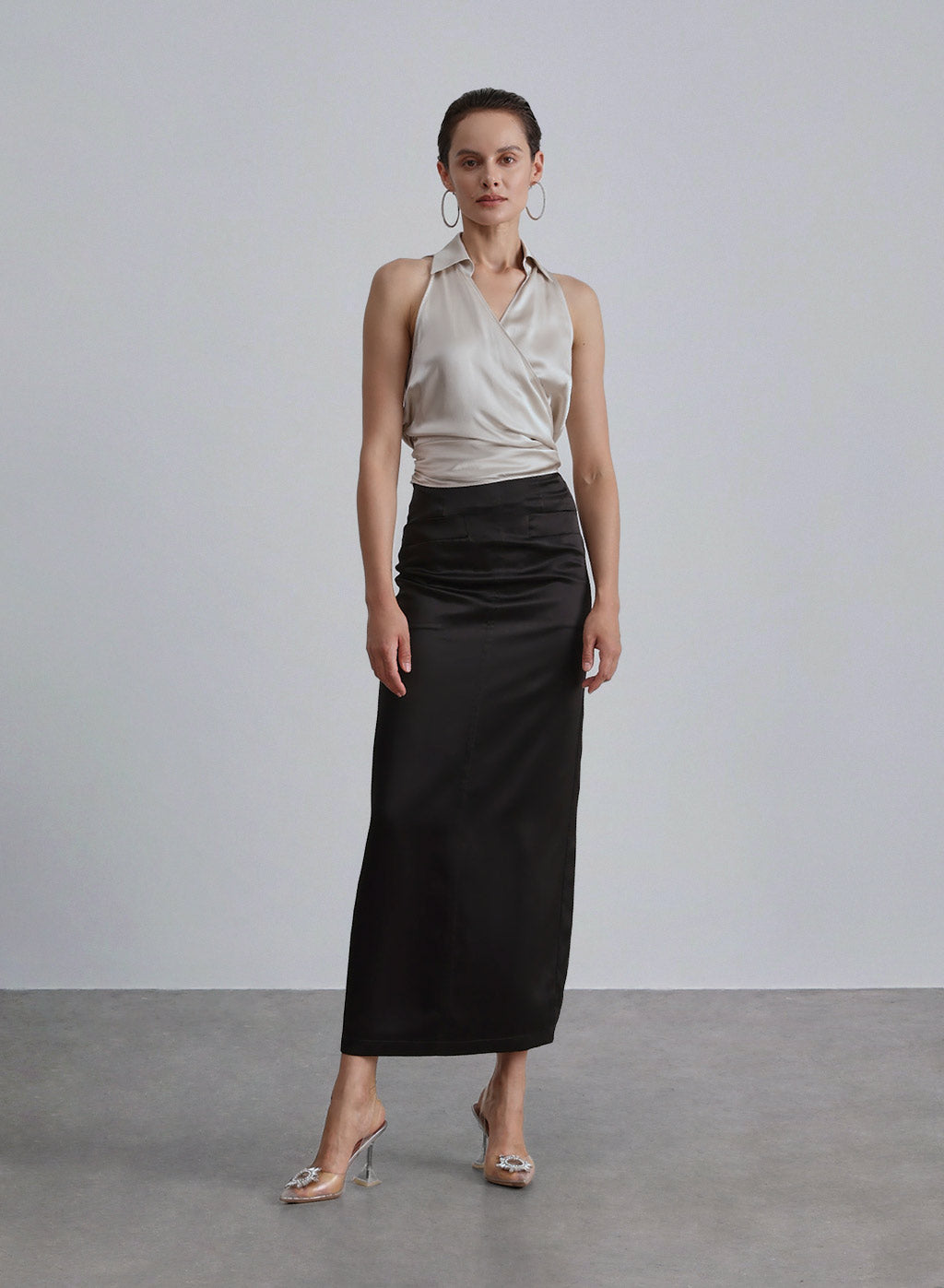 Classic Sleeveless Silk Top image 0
