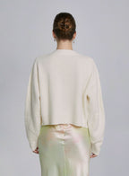 Textured Buttoned Front Wool Cardigan image 1