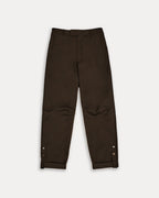 Ankle-Adjustable Pants - Dark Brown, XL image