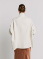 Mock Neck Short Wool Coat image 1
