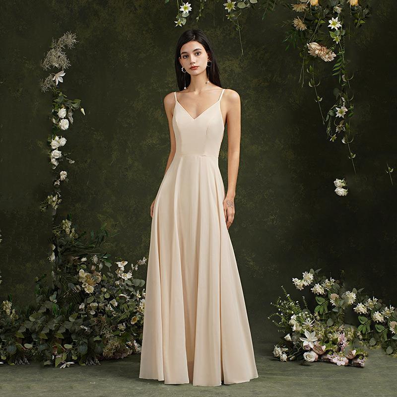 Spring New Banquet Stage Party European And American Deep V Dress image 0