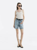 Ribbed Ruffle Strap Bodysuit image 1